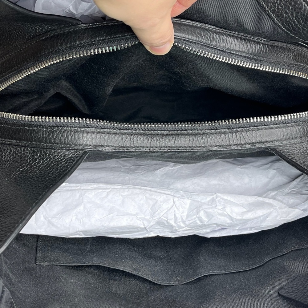 Coach Black Leather Shoulder Bag - Picture 5 of 16